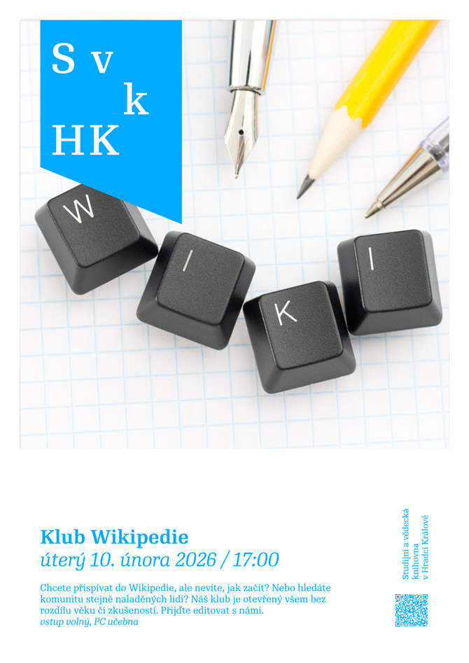 Klub Wikipedie - Studijní a vědecká knihovna v Hradci Králové