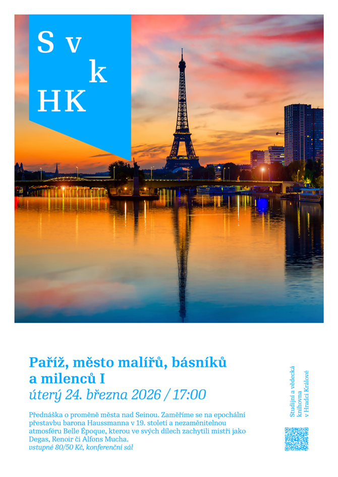 Paříž, město malířů, básníků a milenců - Studijní a vědecká knihovna v Hradci Králové