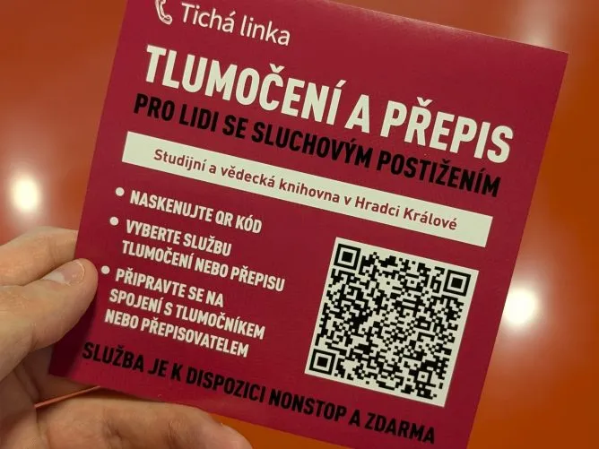Bez bariér - Studijní a vědecká knihovna v Hradci Králové