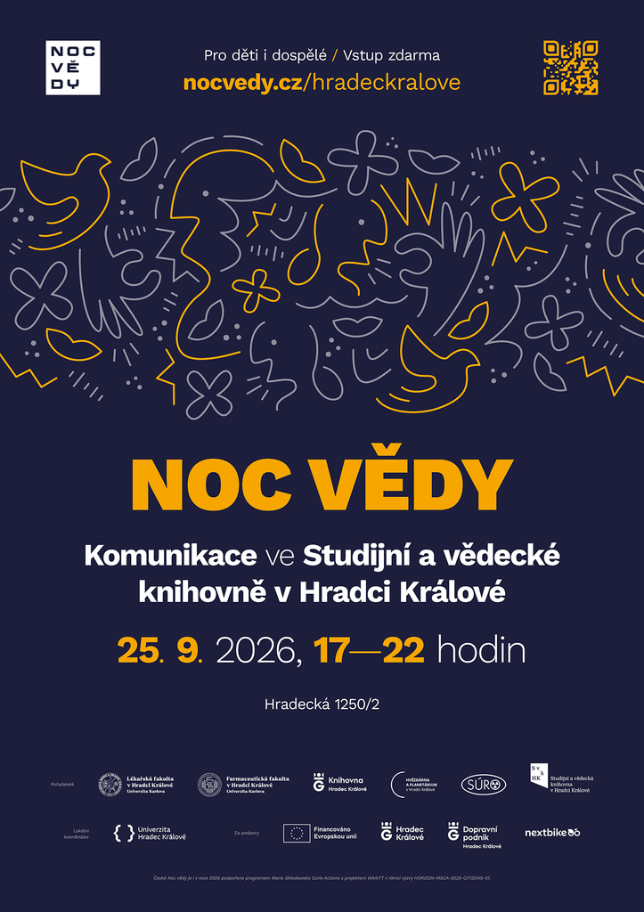 Noc vědy - Studijní a vědecká knihovna v Hradci Králové